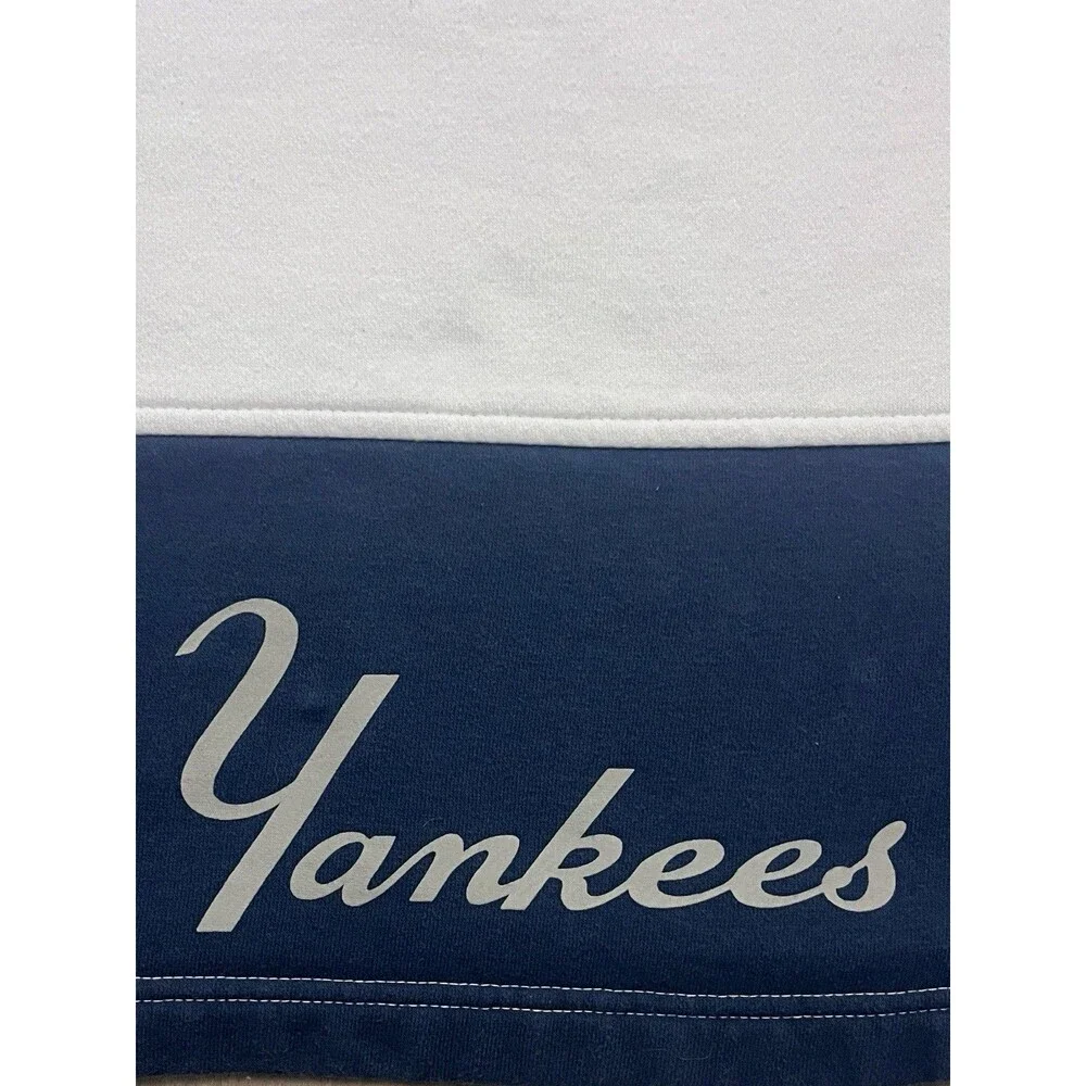 VTG Lee Sport New York Yankees MLB Pullover Hoodie Colorblock Y2K Men’s L